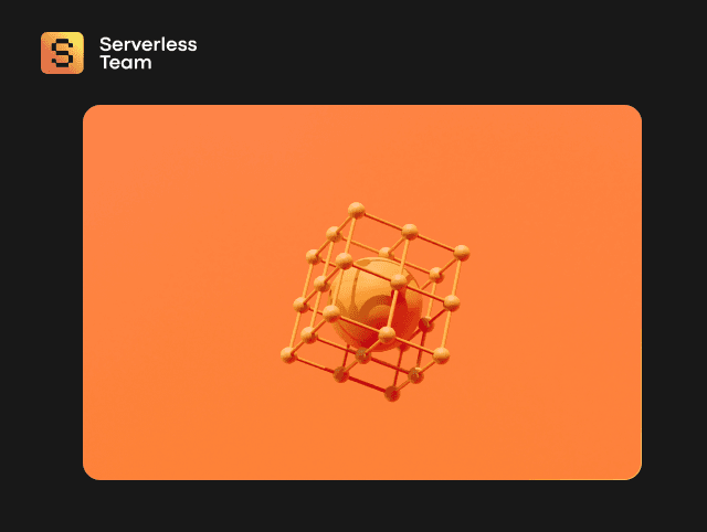 Business is represented as a circle in a cube made of interconnected particles representing multi-cloud approach.